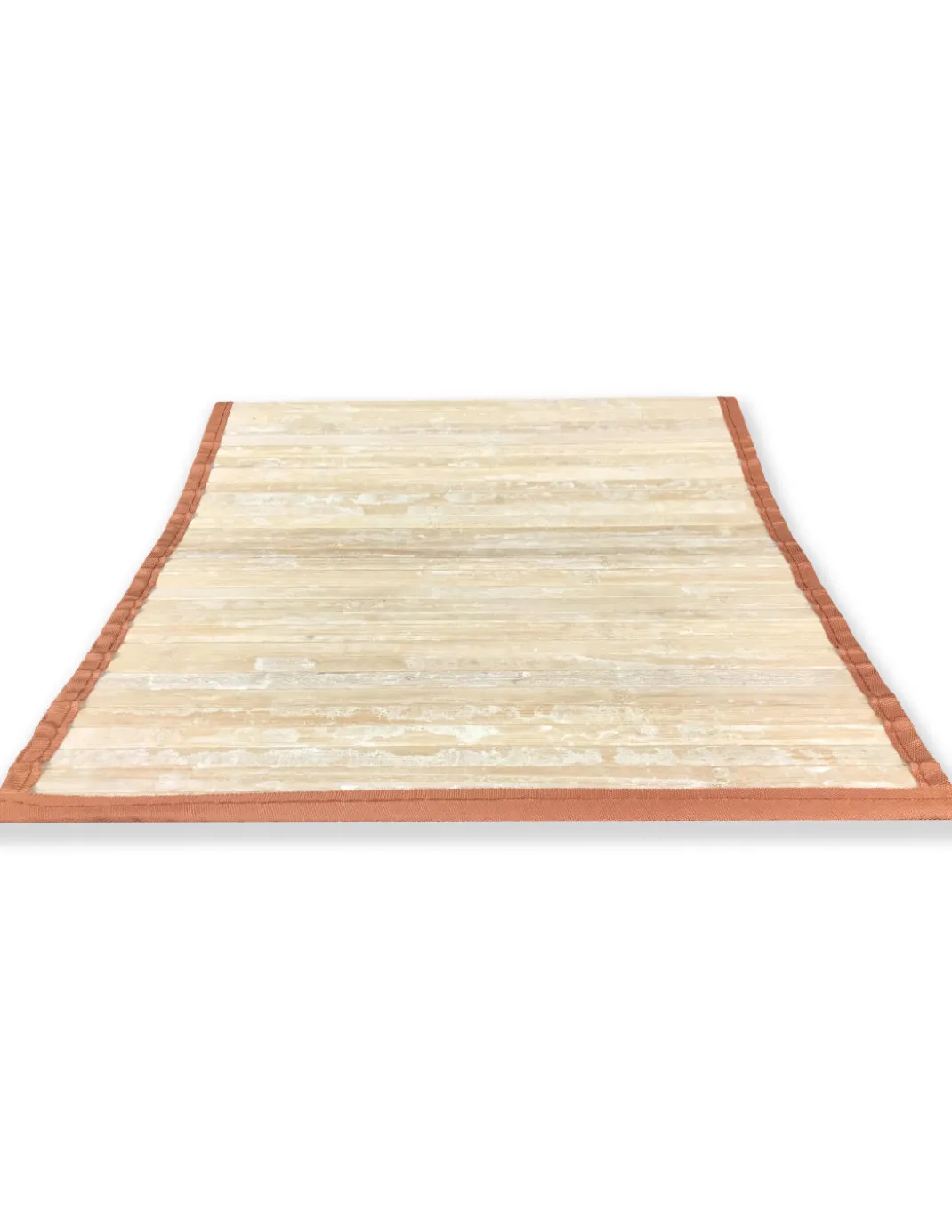 TAPPETO CUCINA IN LEGNO BAMBOO VINTAGE UNITO BEIGE