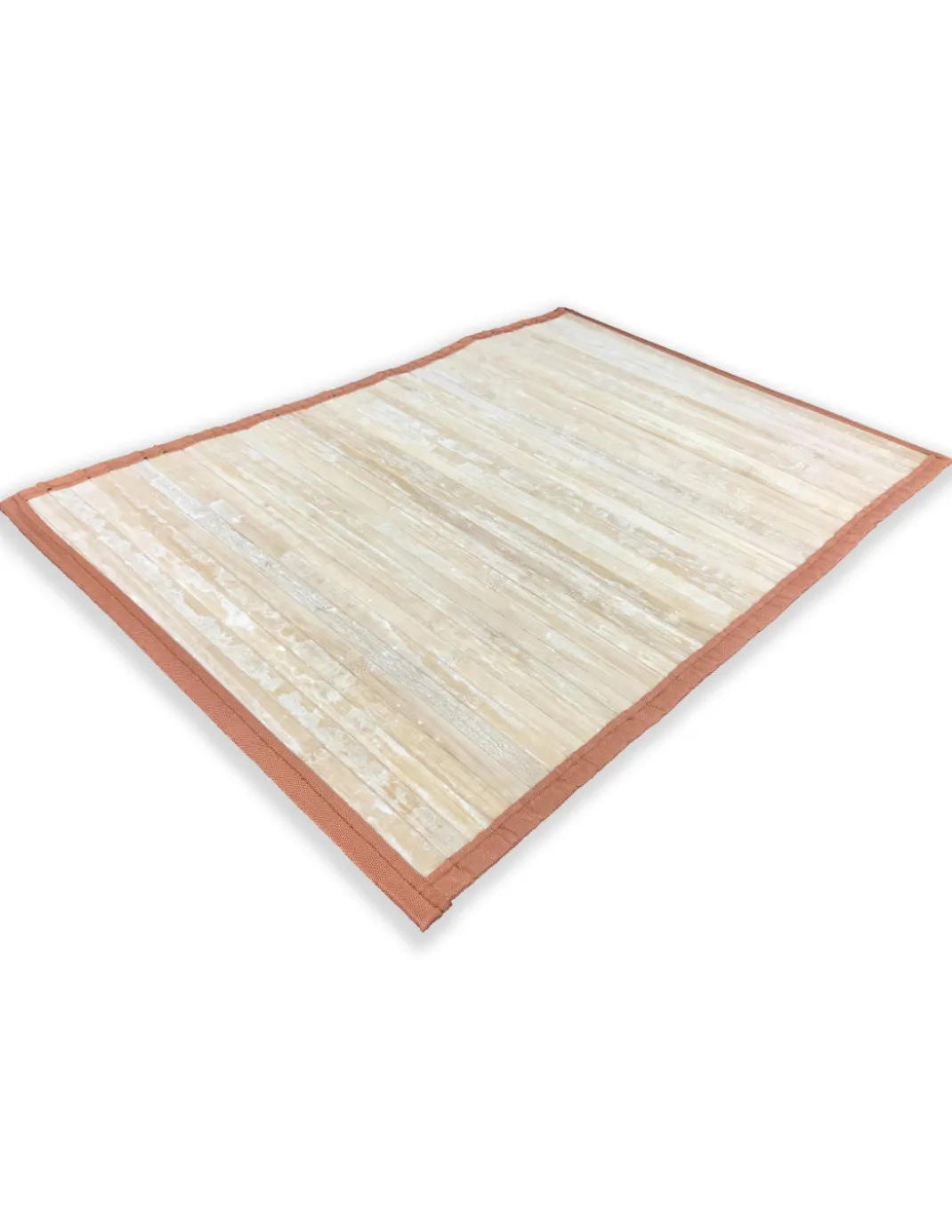 TAPPETO CUCINA IN LEGNO BAMBOO VINTAGE UNITO BEIGE