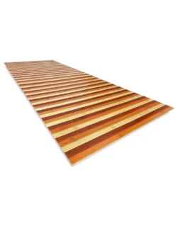 TAPPETO cucina WOODY © IN legno BAMBOO ARANCIO SFUMATO tutte le misure