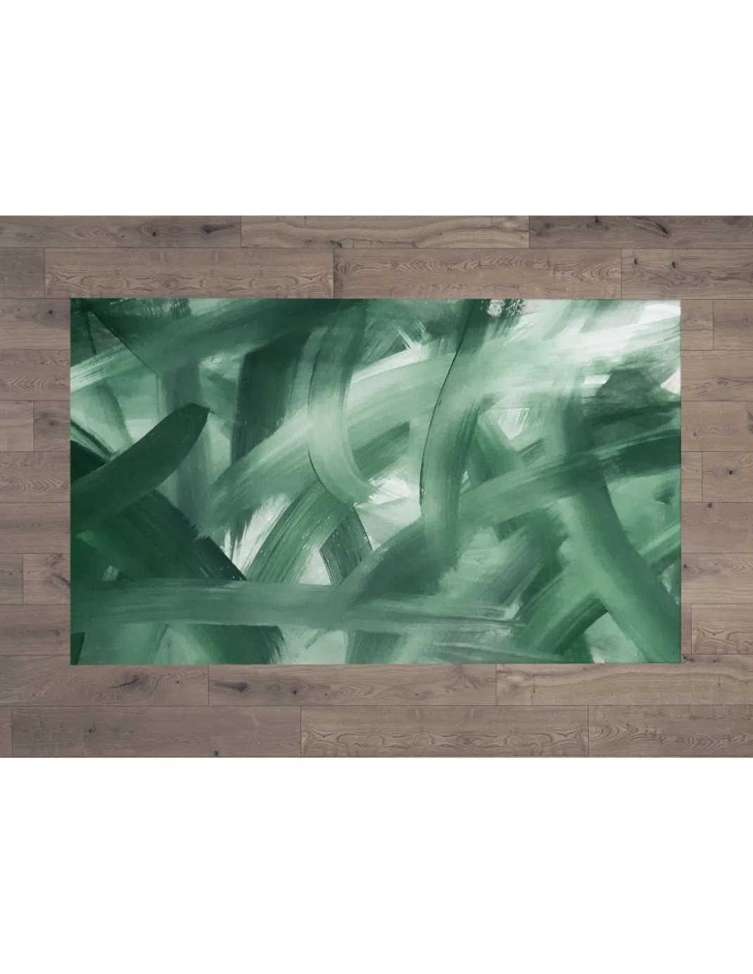 TAPPETO FANTASY HD moderno camera e salotto SPATOLATO verde