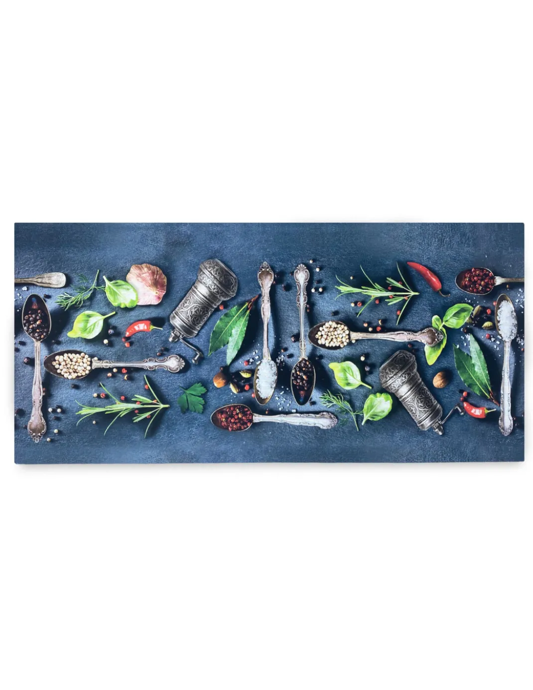 TAPPETO Runner da CUCINA Passatoia Antiscivolo CUCCHIAI e SPEZIE made in Italy