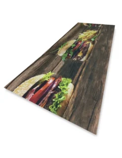 TAPPETO Runner da CUCINA Passatoia Antiscivolo HAMBURGER made in Italy