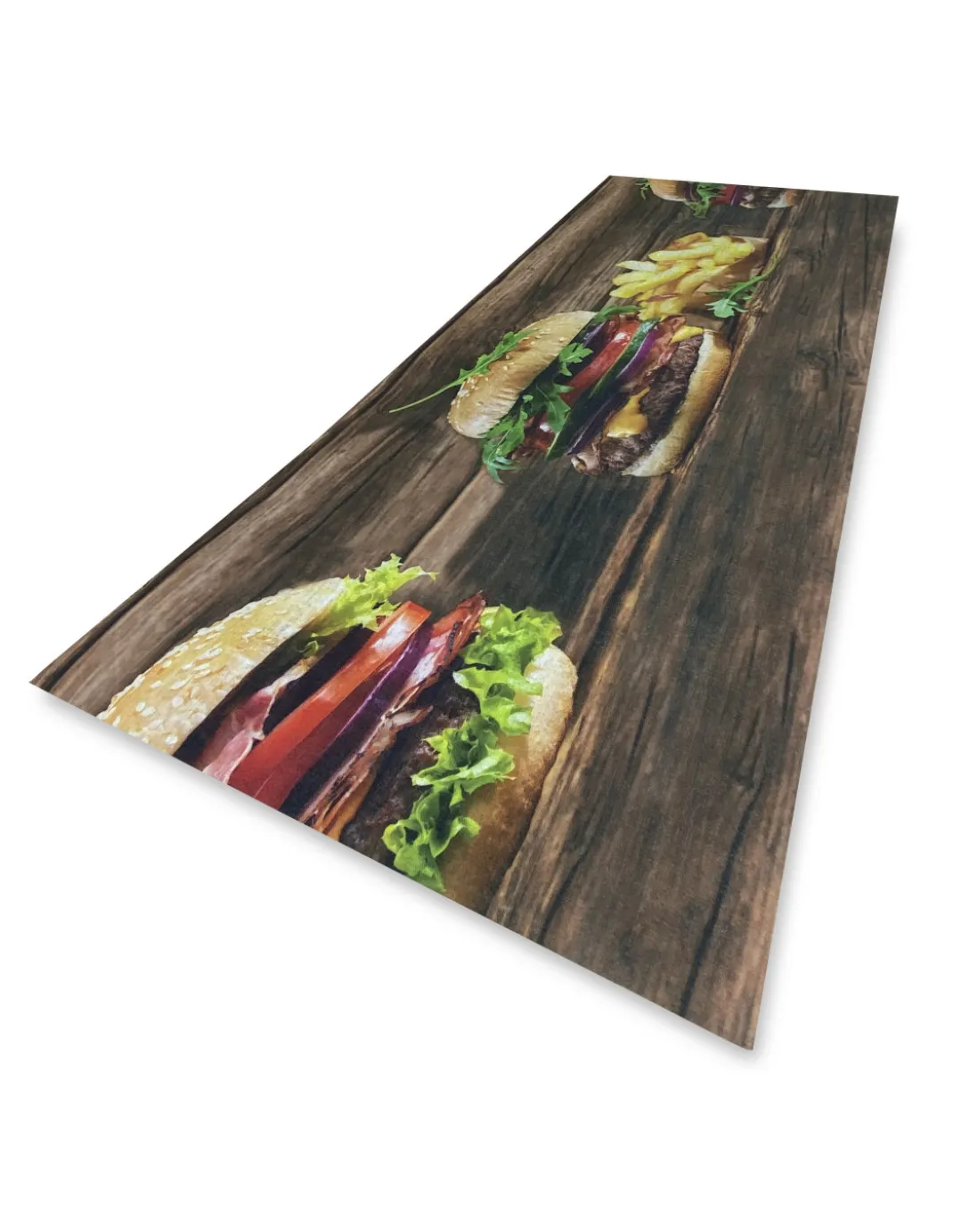 TAPPETO Runner da CUCINA Passatoia Antiscivolo HAMBURGER made in Italy