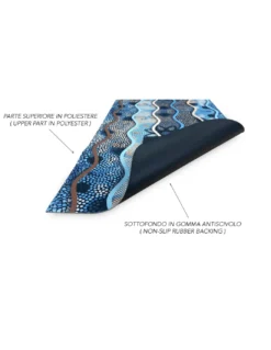 TAPPETO Runner da CUCINA Passatoia Antiscivolo ONDA MARE made in Italy