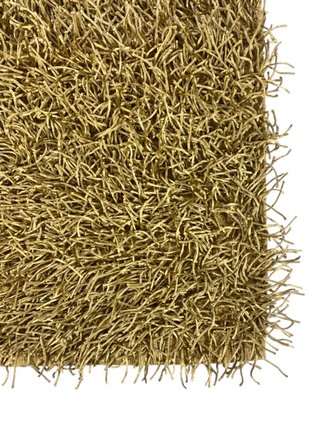 Tappeto Shaggy Beige Moderno - Pelo Lungo 6 cm - Antiscivolo, 12 Misure - Annodato a Mano, Elegante e Morbido