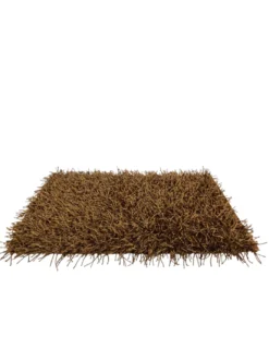 Tappeto Shaggy Nocciola Moderno - Pelo Lungo 6 cm - Antiscivolo, 12 Misure - Annodato a Mano, Robusto e Morbido