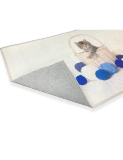 TAPPETO STAMPA DIGITALE EFFETTO SETA GATTO GATTI