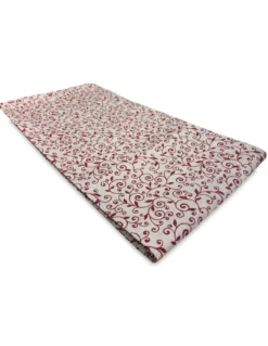 TELO ARREDO copritutto GRAN FOULARD copriletto COPRIDIVANO tessuto DORY ARABESCO ROSSO