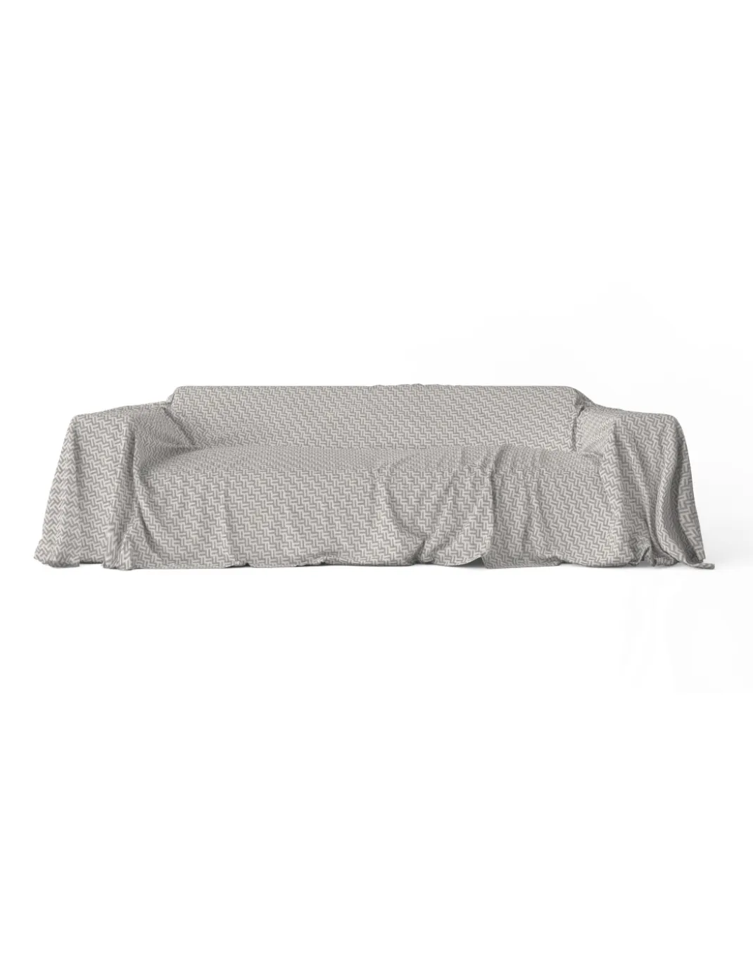 TELO ARREDO copritutto GRAN FOULARD COPRILETTO copridivano TESSUTO FASHION Grigio