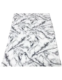 TELO ARREDO copritutto GRAN FOULARD COPRILETTO copridivano TESSUTO MARMO Marmorizzato Bianco