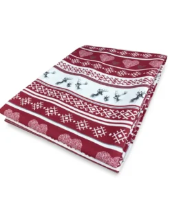 TELO ARREDO copritutto GRAN FOULARD COPRILETTO copridivano CERVINO ROSSO