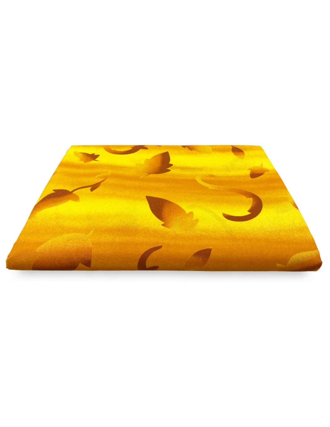 TELO ARREDO copritutto GRAN FOULARD copriletto COPRIDIVANO tessuto FOGLIA GIALLA