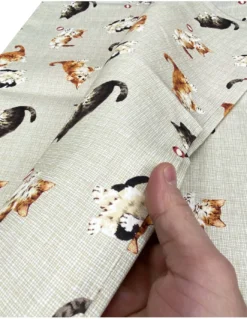 TELO ARREDO copritutto GRAN FOULARD COPRILETTO copridivano tessuto DIGITY GATTINI beige in puro cotone