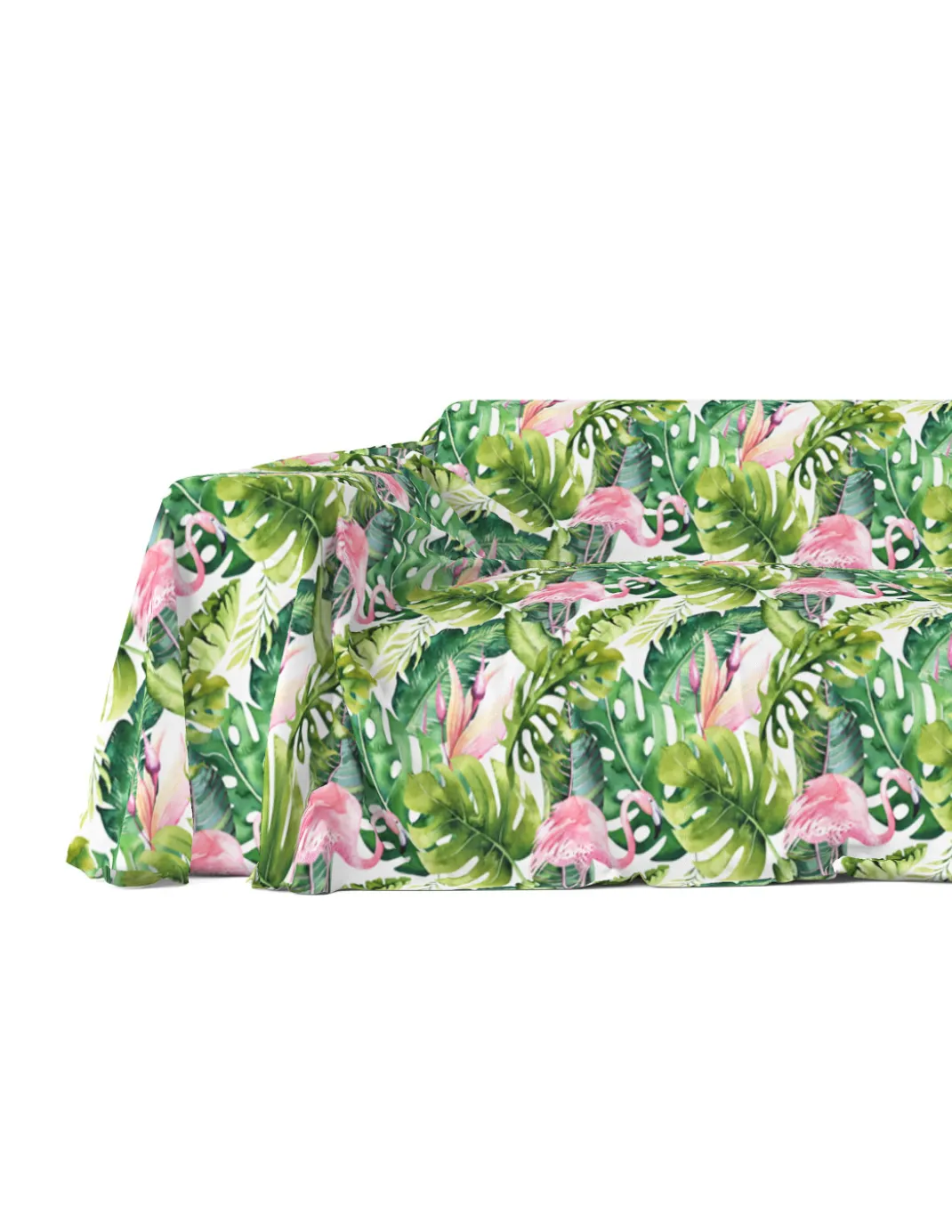 TELO ARREDO copritutto GRAN FOULARD COPRILETTO copridivano fenicottero FLAMINGO fenicotteri