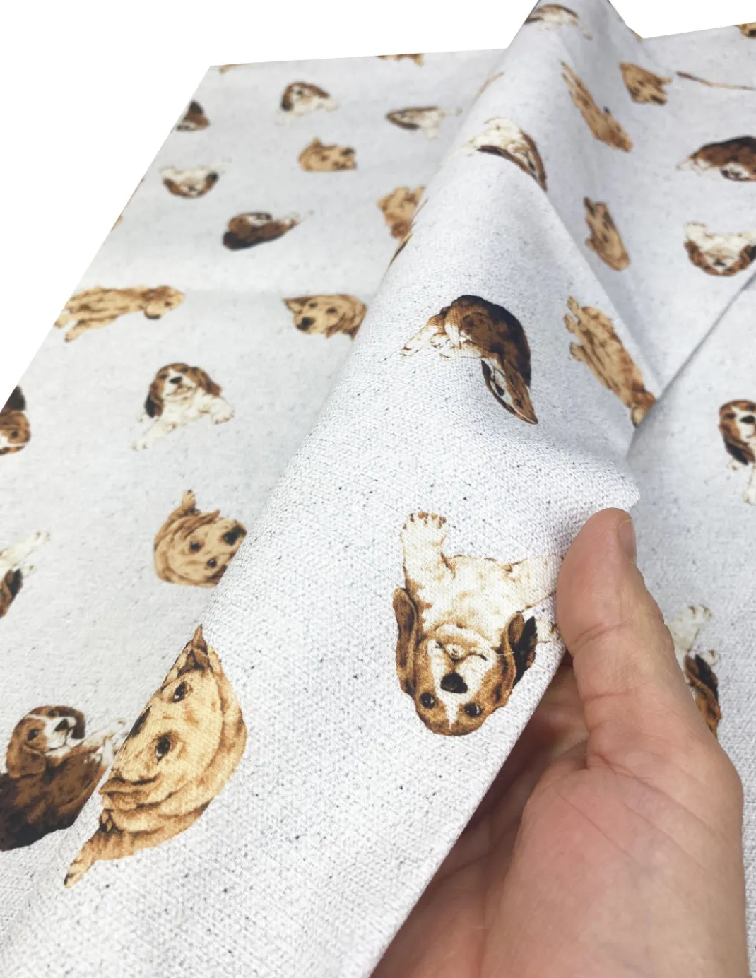 TELO ARREDO copritutto GRAN FOULARD COPRILETTO copridivano tessuto DIGITY CANI grigio chiaro in puro cotone