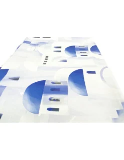 TELO ARREDO copritutto GRAN FOULARD COPRILETTO copridivano SANTORINI blu