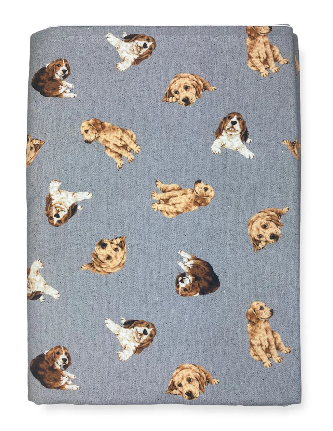 TELO ARREDO copritutto GRAN FOULARD COPRILETTO copridivano tessuto DIGITY CANI grigio scuro in puro cotone