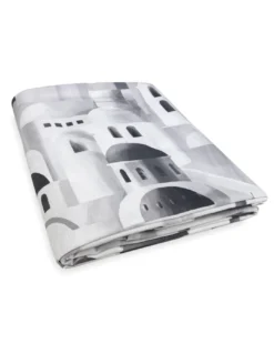TELO ARREDO copritutto GRAN FOULARD COPRILETTO copridivano SANTORINI grigio