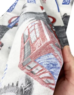 TELO ARREDO copritutto GRAN FOULARD COPRILETTO copridivano TESSUTO LONETA LONDRA new 20