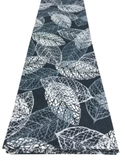 TELO ARREDO copritutto GRAN FOULARD COPRILETTO copridivano TESSUTO LONETA FOGLIA LEAF