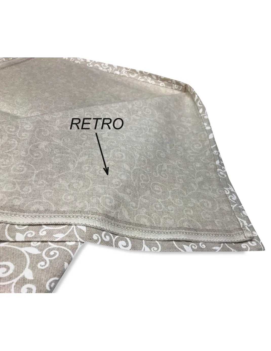 TELO ARREDO copritutto GRAN FOULARD copriletto COPRIDIVANO tessuto DORY ARABESCO BIANCO
