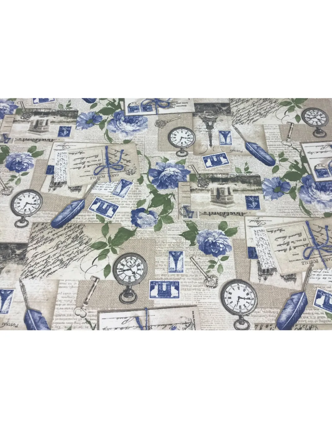 TELO ARREDO COPRITUTTO GRAN FOULARD COPRILETTO COPRIDIVANO TESSUTO LONETA SHABBY BLU