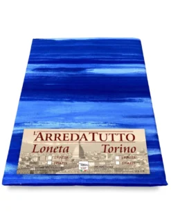 TELO ARREDO COPRITUTTO GRAN FOULARD COPRILETTO COPRIDIVANO TESSUTO RIO BLU