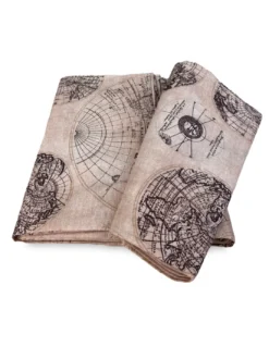 TELO ARREDO copritutto GRAN FOULARD copriletto COPRIDIVANO tessuto LONETA MONDO MARRONE