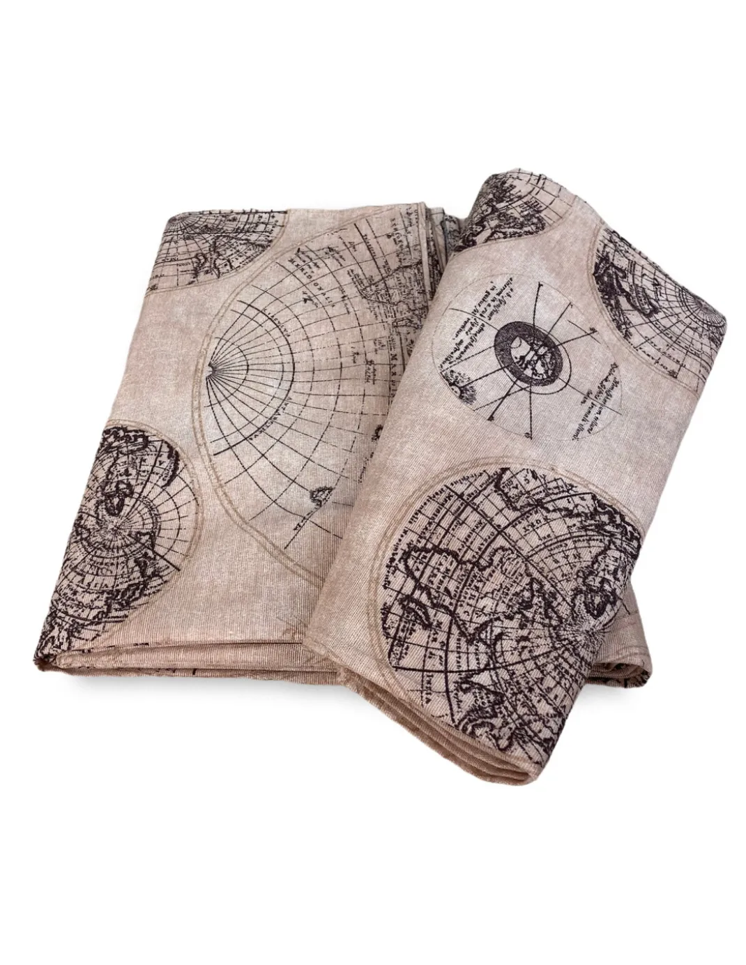 TELO ARREDO copritutto GRAN FOULARD copriletto COPRIDIVANO tessuto LONETA MONDO MARRONE