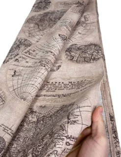 TELO ARREDO copritutto GRAN FOULARD copriletto COPRIDIVANO tessuto LONETA MONDO MARRONE