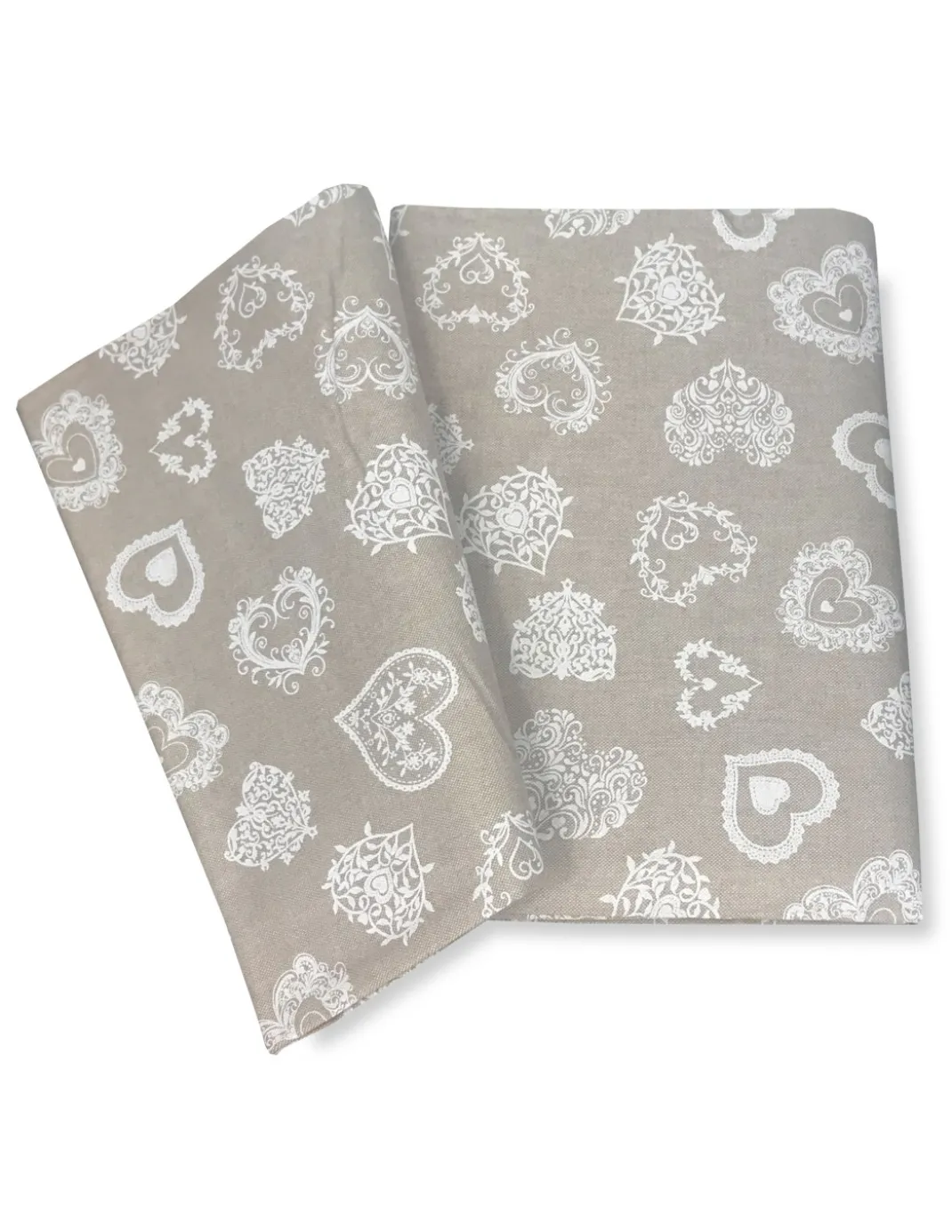 TELO ARREDO copritutto GRAN FOULARD copriletto COPRIDIVANO tessuto DORY CUORE BIANCO
