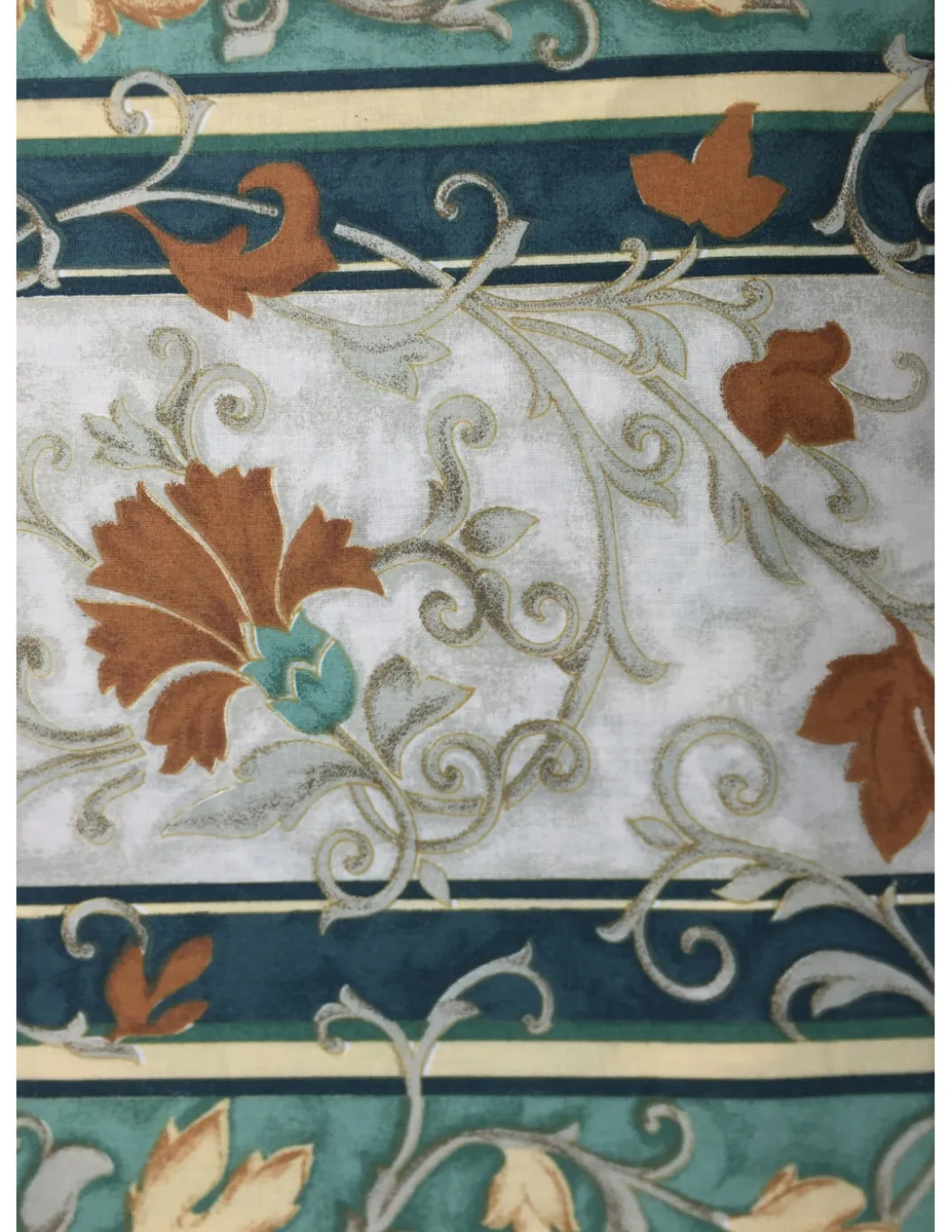 TELO ARREDO COPRITUTTO GRAN FOULARD COPRILETTO COPRIDIVANO TESSUTO EDERA VERDE