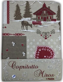 TELO ARREDO Copritutto GRAN FOULARD Copriletto COPRIDIVANO Tessuto MIROS VALBADIA