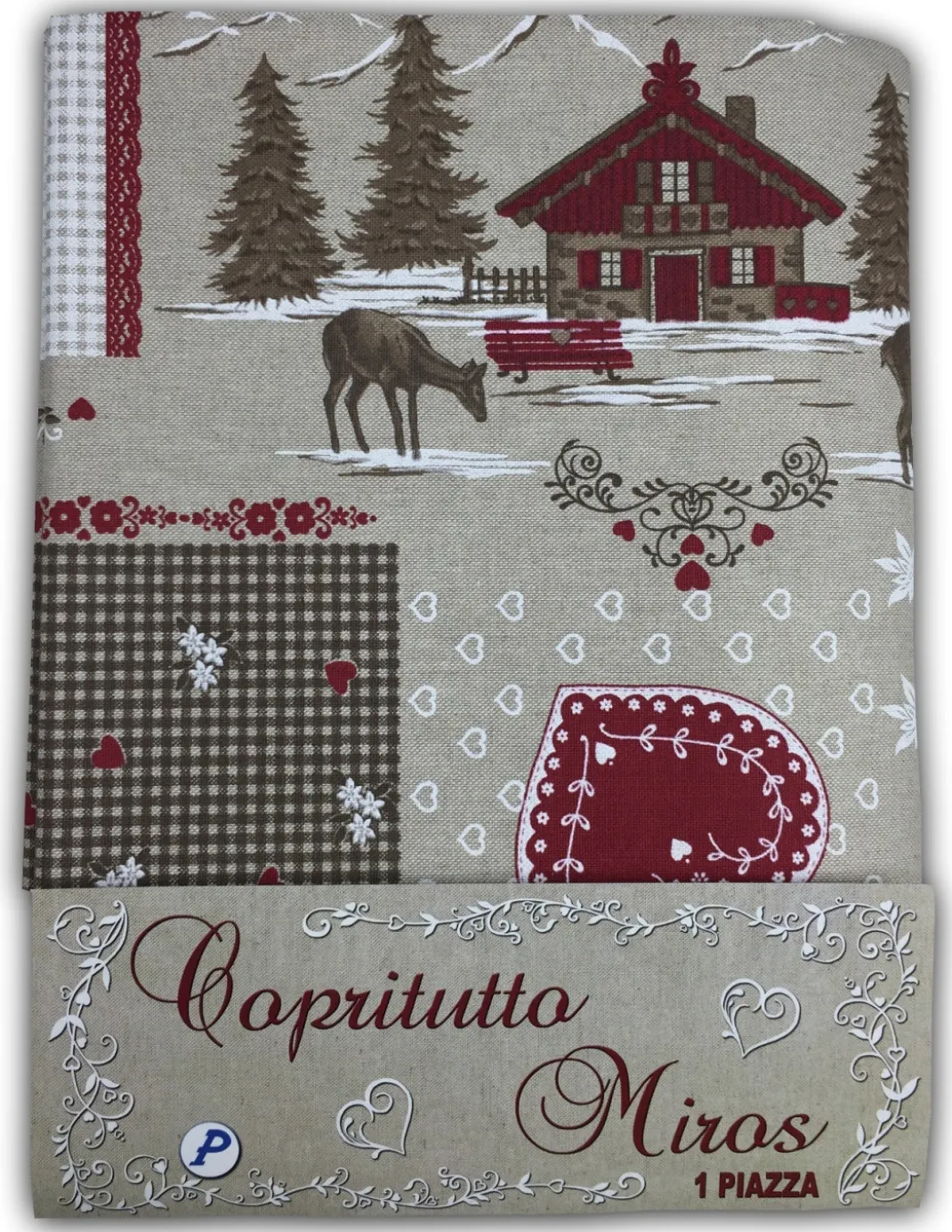 TELO ARREDO Copritutto GRAN FOULARD Copriletto COPRIDIVANO Tessuto MIROS VALBADIA