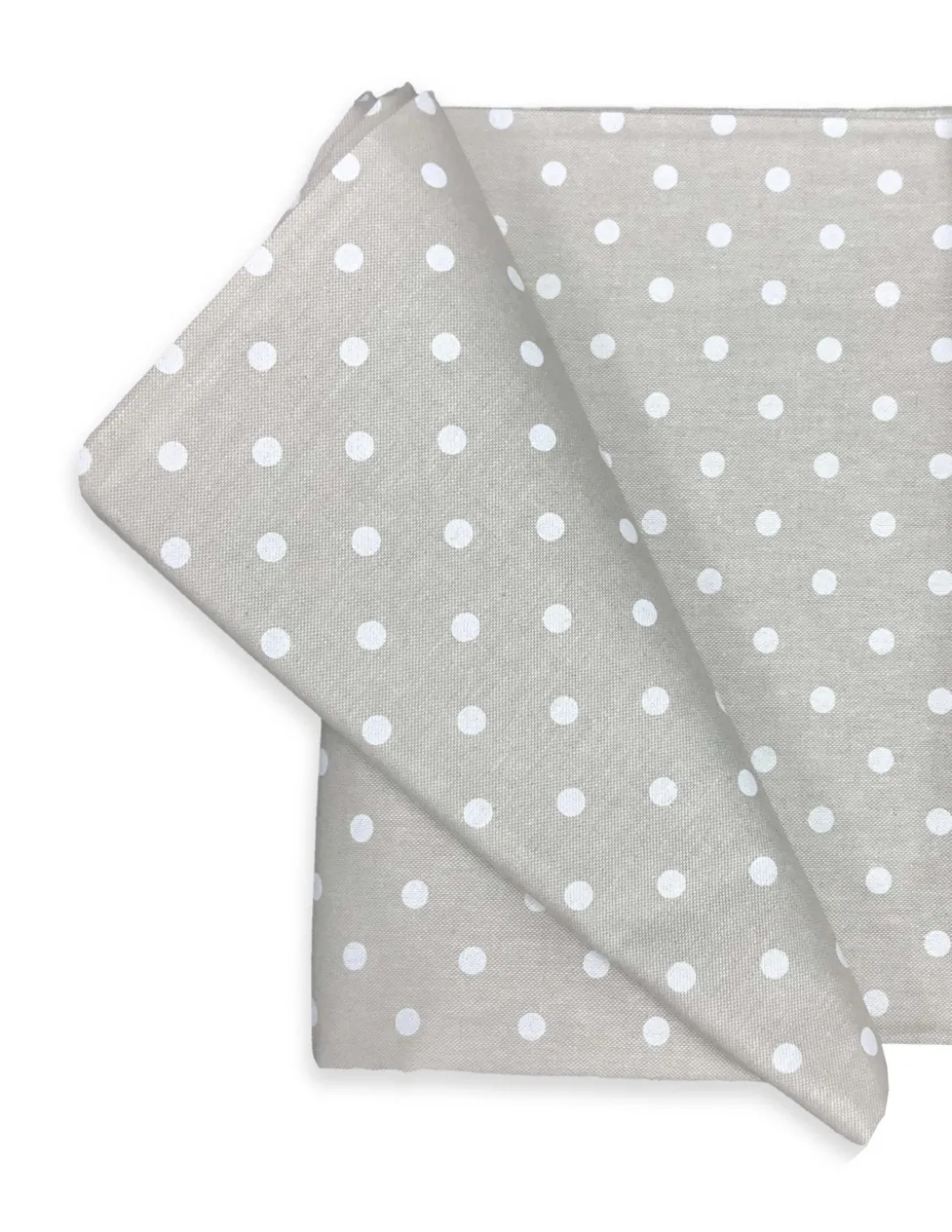 TELO ARREDO Copritutto GRAN FOULARD Copriletto COPRIDIVANO Tessuto MIROS POIS BIANCO