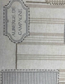 TELO ARREDO COPRITUTTO GRAN FOULARD COPRILETTO COPRIDIVANO TESSUTO BRASSERIE BEIGE