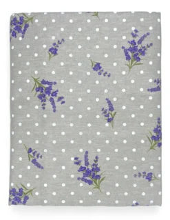 Telo Arredo Cotone Lavanda Provenzale - Tessuto Dory Copritutto, Copridivano, Copriletto, Made in Italy, Resistente ai Lavaggi