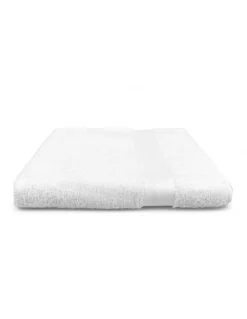 Telo Bagno Bianco 100x150 cm – Spugna Cotone 100% Morbido e Assorbente – Made in Italy – Ideale per Hotel e B&B