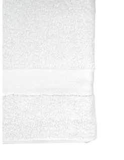 Telo Bagno Bianco 100x150 cm – Spugna Cotone 100% Morbido e Assorbente – Made in Italy – Ideale per Hotel e B&B
