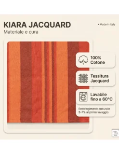 Telo Copritutto Kiara Jacquard 100% Cotone Blu Made in Italy, Gran Foulard Telo Arredo, Copridivano/Copriletto
