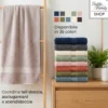 Telo Doccia Asparago 100x150 in Spugna 100% Cotone 450 g/m² Made in Italy