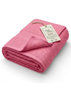 Telo Doccia Fuxia 100x150 in Spugna 100% Cotone 450 g/m² Made in Italy