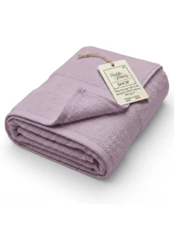 Telo Doccia Lilla 100x150 in Spugna 100% Cotone 450 g/m² Made in Italy