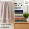 Telo Doccia Nero 100x150 in Spugna 100% Cotone 450 g/m² Made in Italy