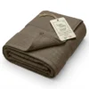 Telo Doccia Taupe 100x150 in Spugna 100% Cotone 450 g/m² Made in Italy