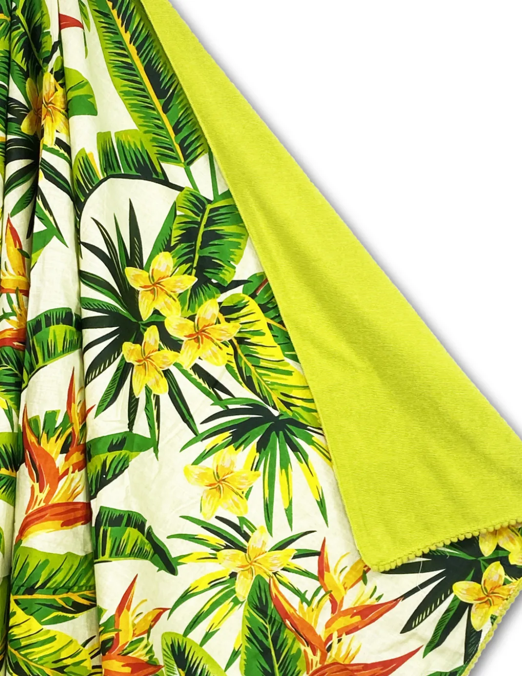 Telo mare doppio KIKOY in cotone e spugna con zaino KEEP – Fantasia Hawaii