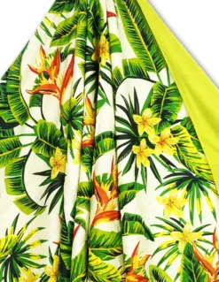 Telo mare doppio KIKOY in cotone e spugna con zaino KEEP – Fantasia Hawaii