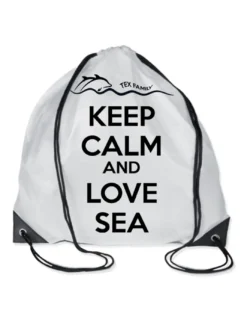 TELO MARE FOTOGRAFICO IN SPUGNA MISURA GRANDE CM.80x160 DONUTS BLU e sacco KEEP CALM and LOVE SEA