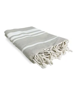 TELO MARE fouta CORALLI Beige MISURA Grande CM.100X200 con zaino Spiaggia KEEP CALM