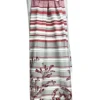 TELO MARE FOUTA GRANCHIO Rosso misura GRANDE con zaino Spiaggia KEEP CALM CM.100X200